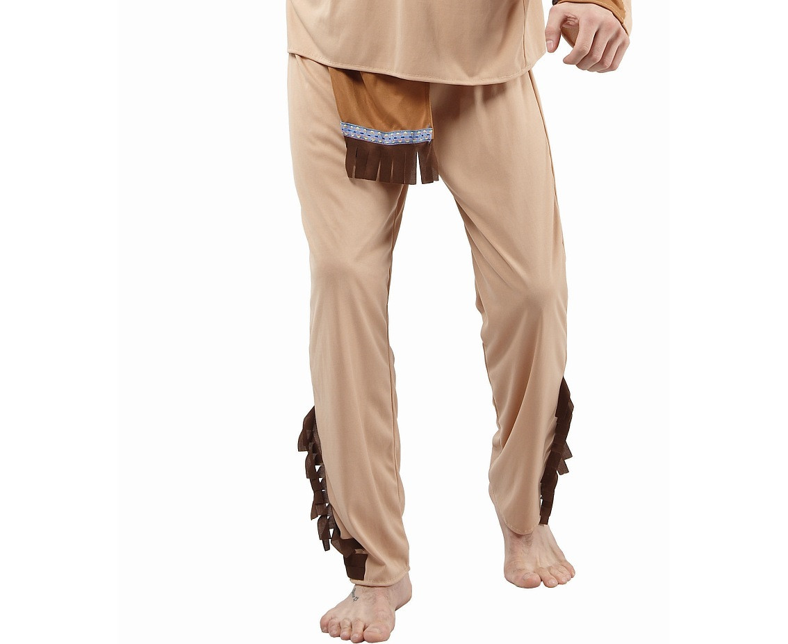 Role play-set for adult Indian Apache (shirt, pants, headband) , one size